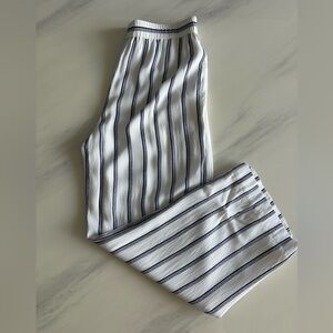 Aritzia - Wilfred Suri Pant - Size M - Color: blue/white stripe